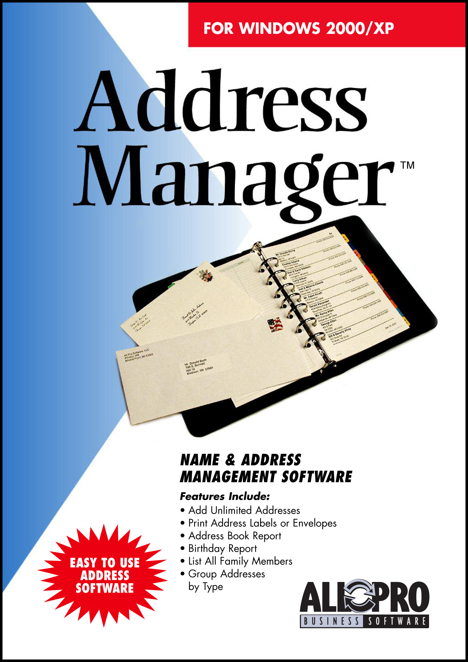 Click to view StatTrak Address Manager 3.1 screenshot